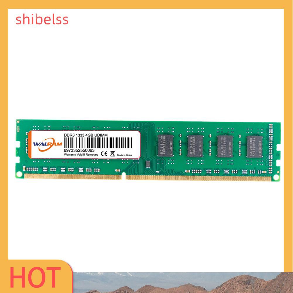 Mô Đun Lưu Trữ Ram Shibelss 240 Pin 4gb 1333mhz Ddr3 Cho Máy Tính