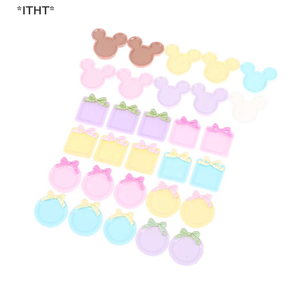 Set 10 Đĩa Mini Đồ Chơi Dùng Để Trang Trí Nhà Búp Bê