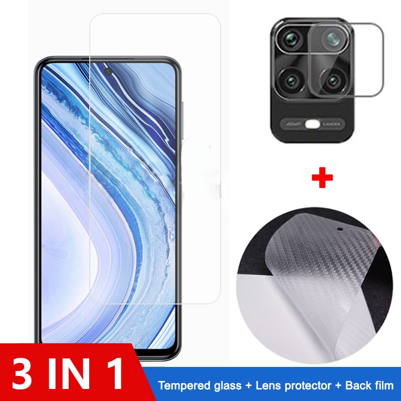 Redmi Note9s Kính Cường Lực 3 Trong 1 Bảo Vệ Màn Hình Chos Xiomi Redmi Note 9s 8T 8 K30 K20 Pro