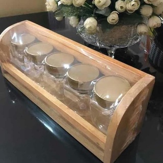 Kệ đựng gia vị bằng gỗ cỡ a9 cao cấp