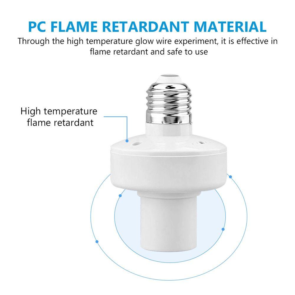 Bộ Đế Bóng Đèn LED E27 Có Công Tắc Điều Khiển Từ Xa Tiện Dụng Cho Phòng Khách / Phòng Ngủ