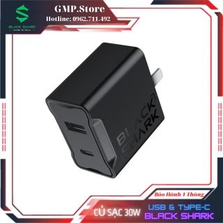Củ sạc nhanh 30W Black Shark: Hỗ trợ sạc PD 3.0 cho iPhone 12( Chính Hãng