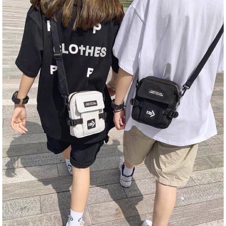 [ Rẻ vô địch ] Túi đeo chéo vải bố chống nước nhẹ - Mũi tên