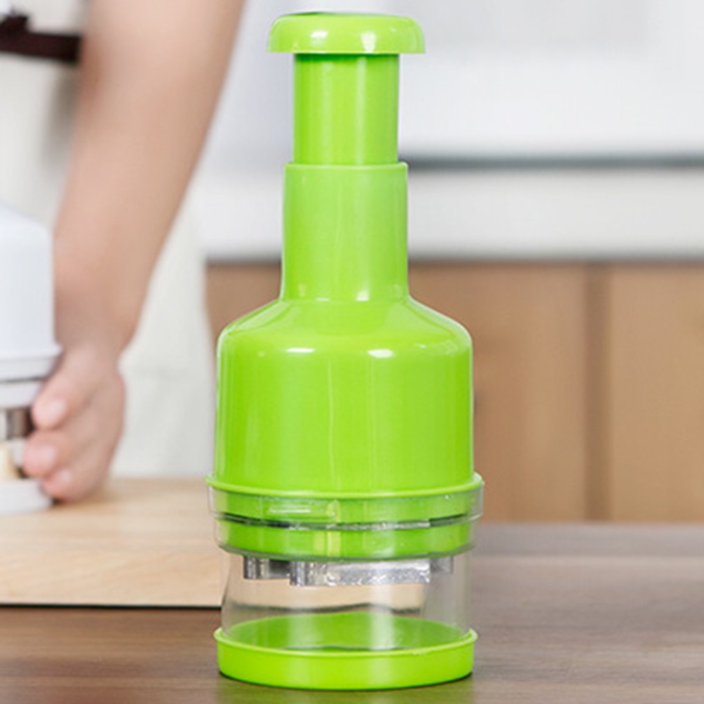 HXBGXB Home Kitchen Hand Pressing Onion Chopper Manual Vegetable Garlic Pepper Food Slicer Peeler Random Color