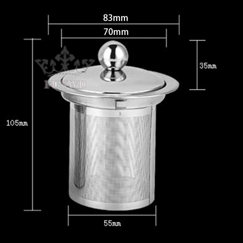 Lưới lọc trà dáng rộng cỡ s/m/l gắn cho bình thủy tinh tiện dụng
