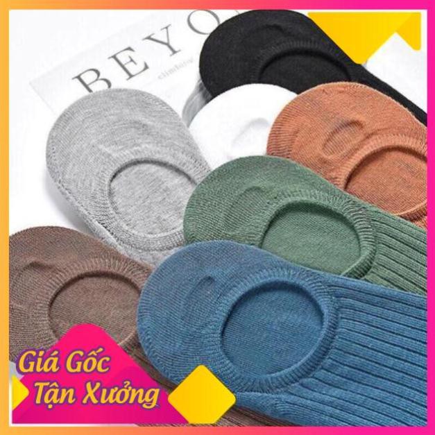 Set 5 Đôi Tất Hài Cotton Gân Nữ Loại Đẹp