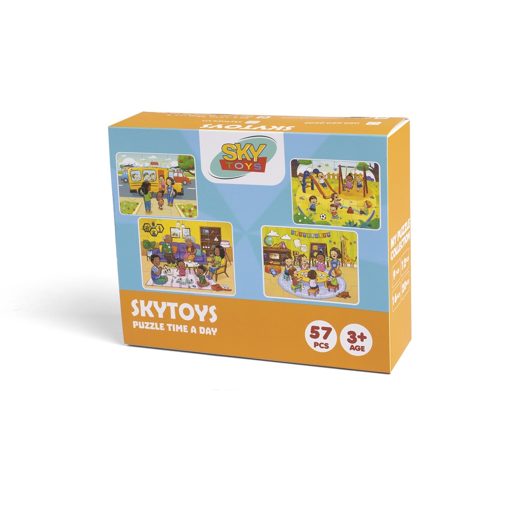Bộ xếp hình thông minh, đồ chơi giáo dục lắp ghép puzzzle giúp bé phát triển tư duy, trí tưởng tượng