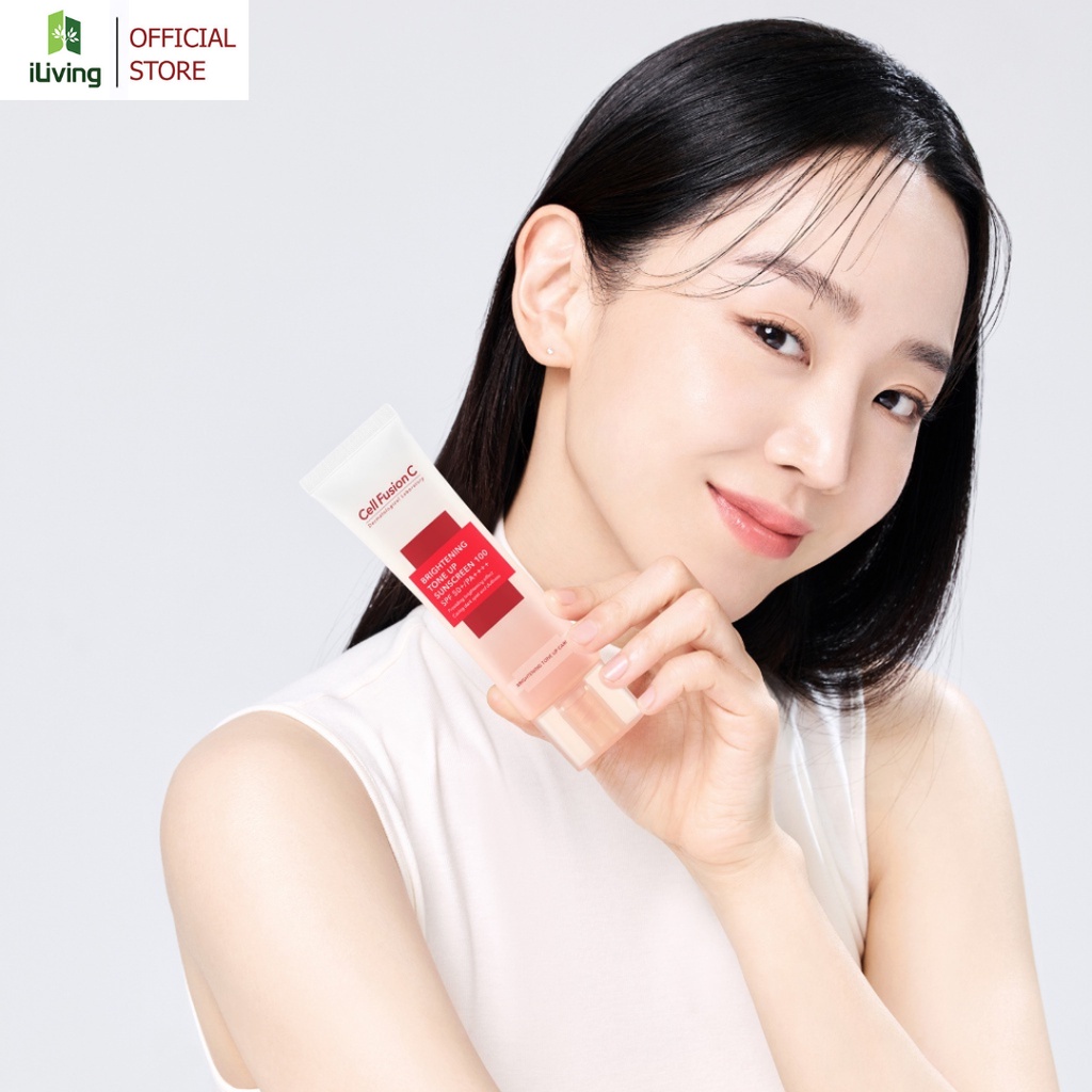 Kem chống nắng nâng tông da Cell Fusion C Tone Up Sunscreen 100 SPF50+/ PA ++++ 50ml, 35ml và 1.2g ILIVING-CELLKCNNT