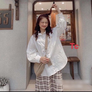 ÁO sơ mi thêu chữ hàn chất lụa mềm