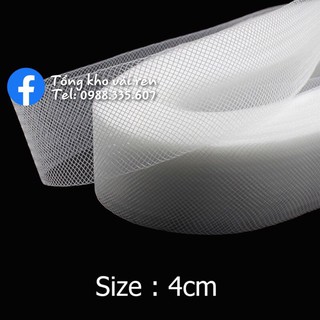 Nẹp cước trắng bản 4cm