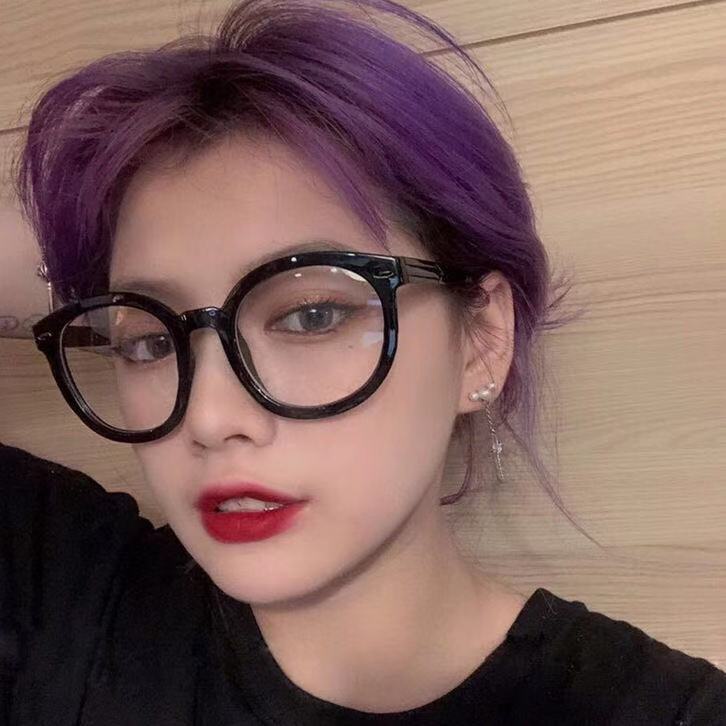 Mắt kính Mivino KM18 gọng vuông mũi chữ V đơn giản thời trang cho nam và nữ