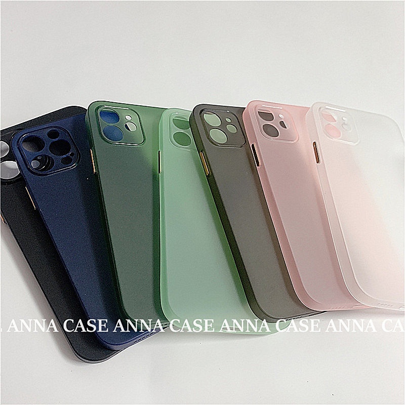 Ốp điện thoại siêu mỏng 0.2 mm bảo vệ cho iPhone 13 Pro Max 12 11 Pro Max X XR XS Max 7 6 6s 8 Plus SE 2020 | BigBuy360 - bigbuy360.vn