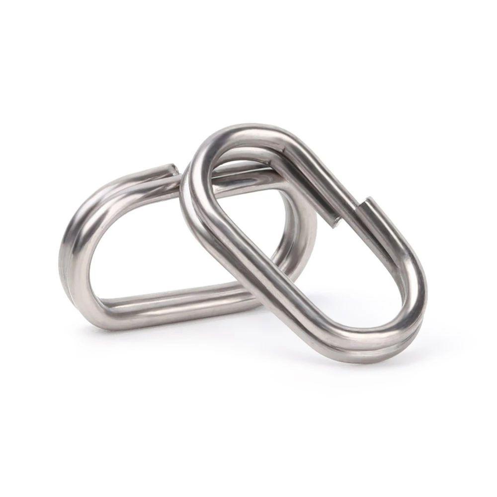 IVORY Set 50 Khoen Inox Gắn Mồi Câu Cá Chuyên Dụng