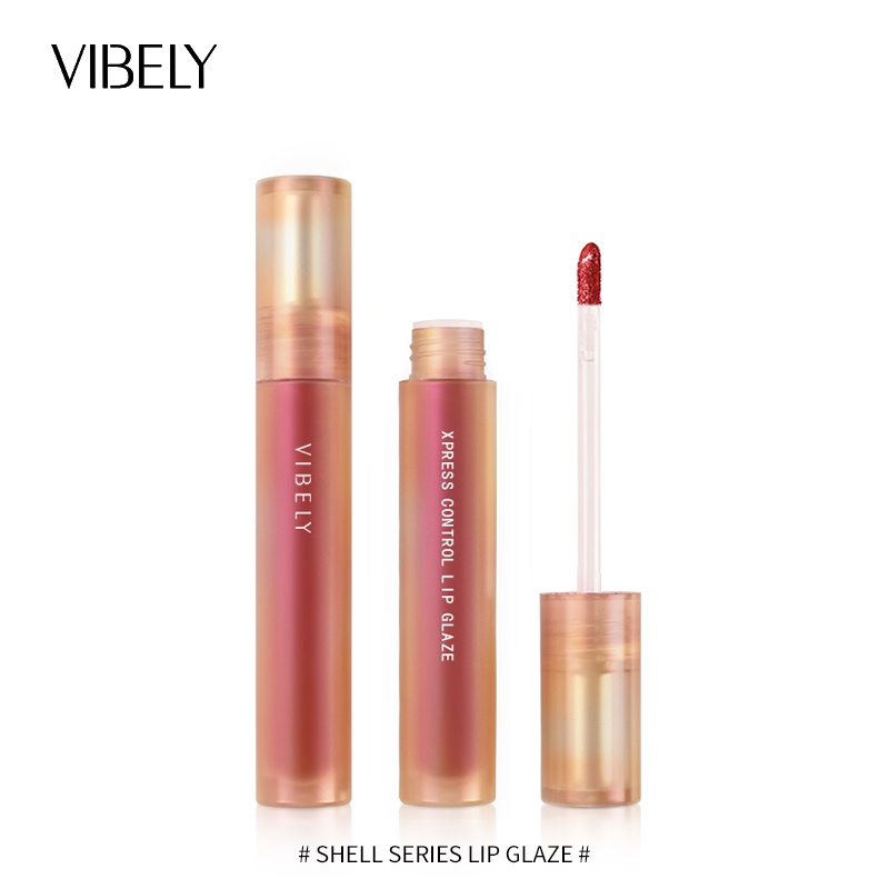 [Hàng mới về] Son môi dưỡng ẩm Vibely trang điểm hiệu ứng tráng gương lâu trôi không dính cốc