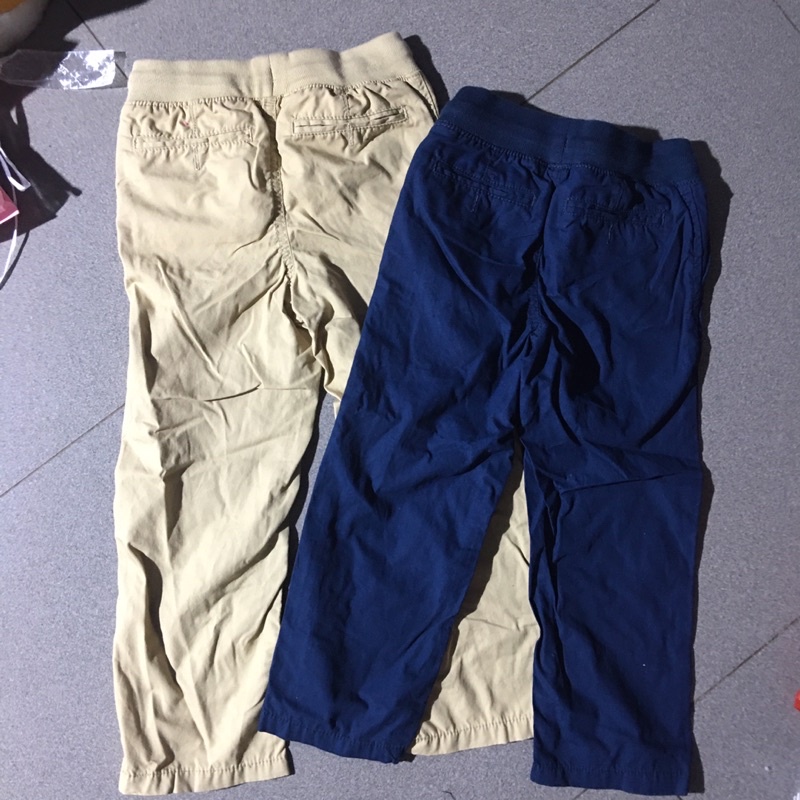 Quần kaki mềm bé trai 3-4y hàng dư