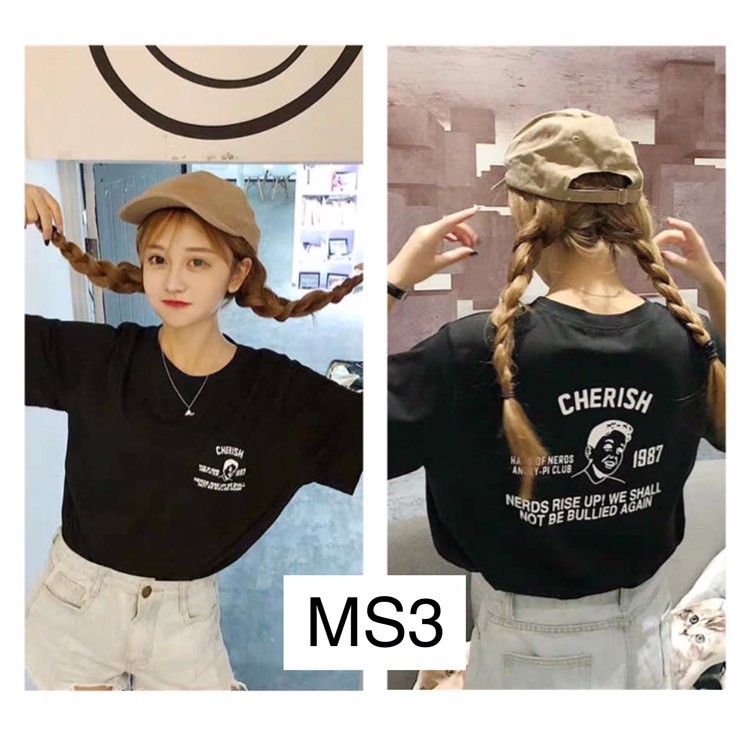 Áo thun tay lỡ in 2 mặt | BigBuy360 - bigbuy360.vn