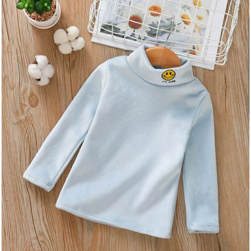 Áo Giữ Nhiệt Cao Cổ Cho Bé FREE SHIP Áo Cao Cổ Cho Bé Chất Thun Cotton Co Giãn Tốt Cực Mềm Và Siêu Dầy Dặn