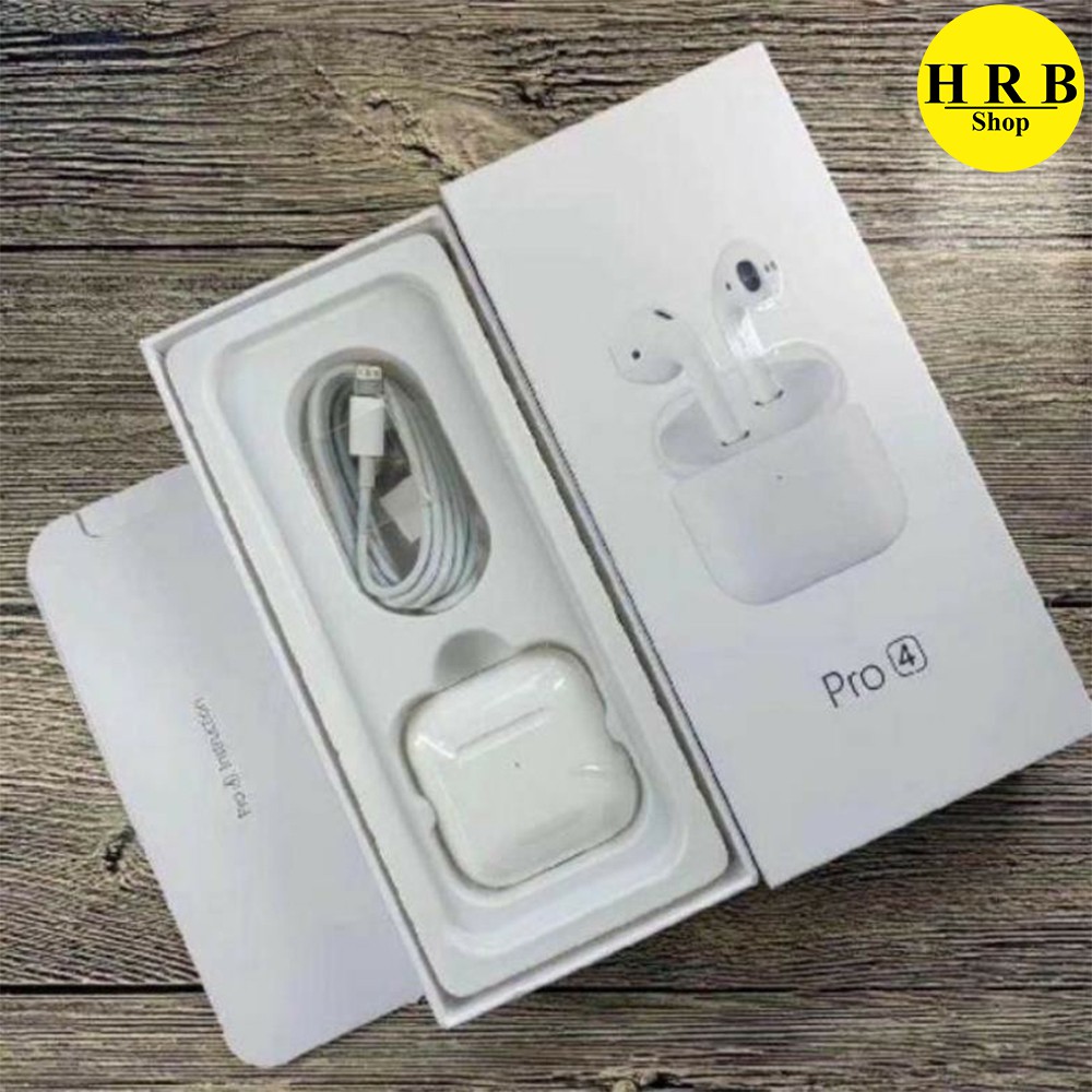 [Bản Cao Cấp] Tai Nghe Airpod Bluetooth Không Dây Thế Hệ Mới Pro4 | BigBuy360 - bigbuy360.vn