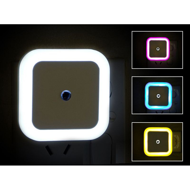 Đèn ngủ nhiều màu hình vuông,,,