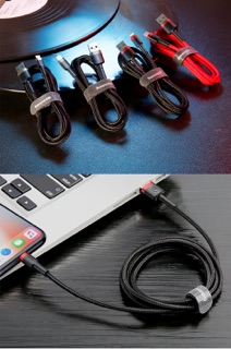 Cáp Lightning sạc nhanh Baseus Cafule Lightning cho iPhone/ iPad 2.4A