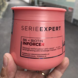 ✅[L'oreal_chính hãng] Mặt nạ giúp tóc chắc khỏe và giảm đứt gãy L'oreal Inforcer B6 Biotin Mask 250ml