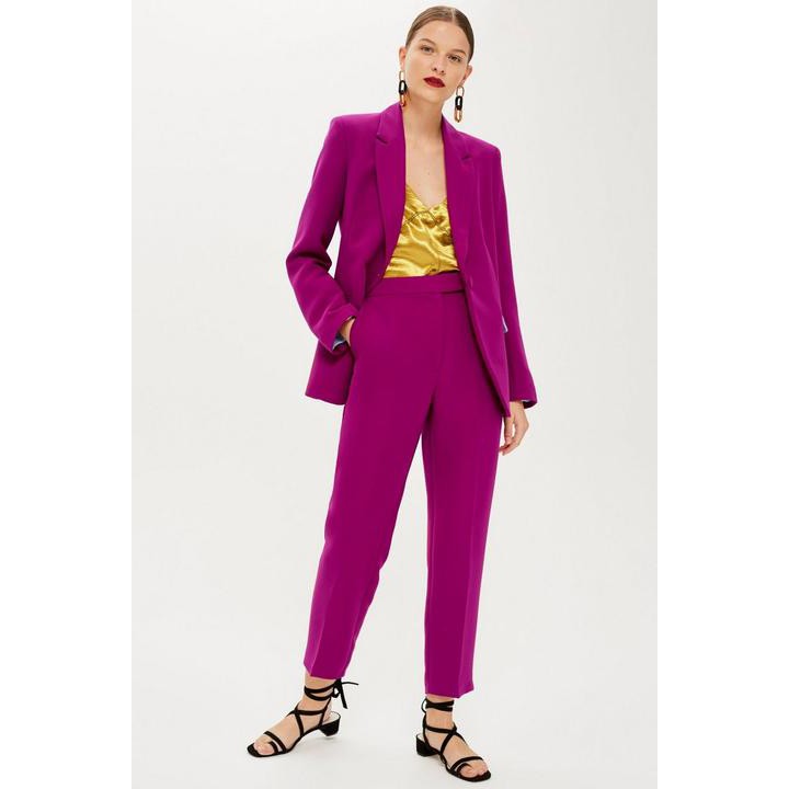 Bộ vest công sở dành cho người gầy cao - Topshop magenta petite suits