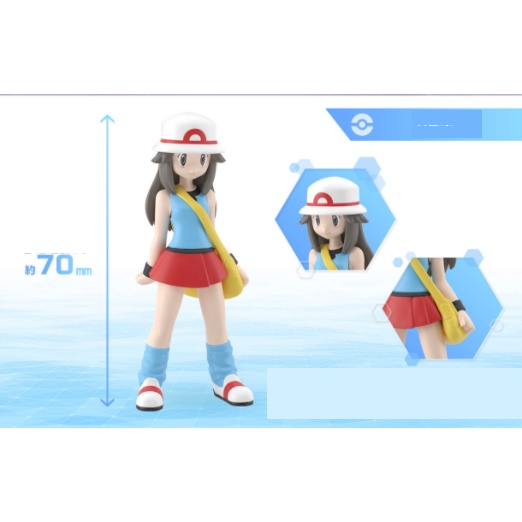 Mô hình Pokemon Bandai Scale World 1/20 Leaf and Gengar and Cleafable