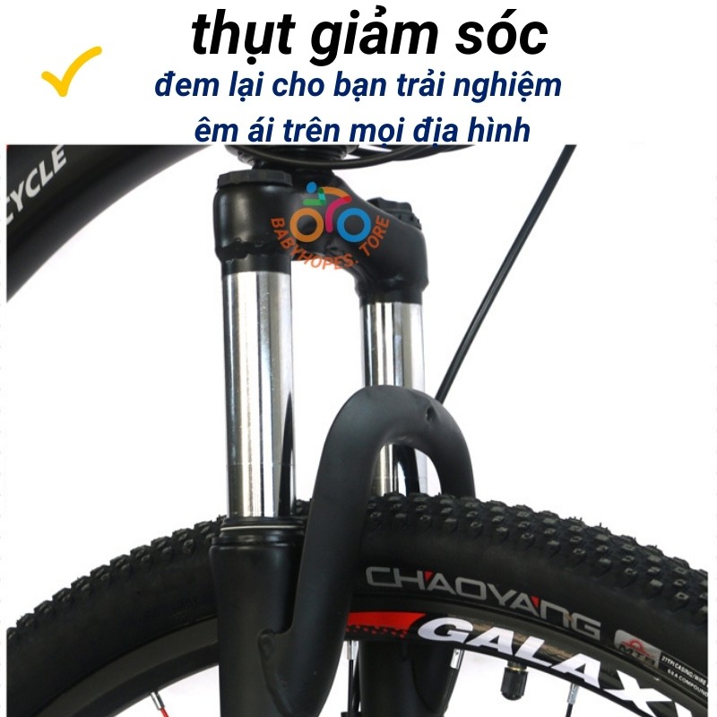 Xe đạp thể thao galaxy Ml235 Khung nhôm đề shimano Vành 27.5- Cam kết Chính hãng