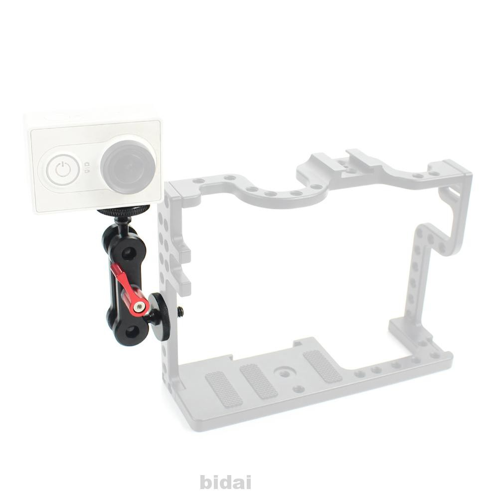 1/4 Inch Multi Function LED Video Light Aluminum Alloy Double Ballheads Monitor Mount Articulating Magic Arm