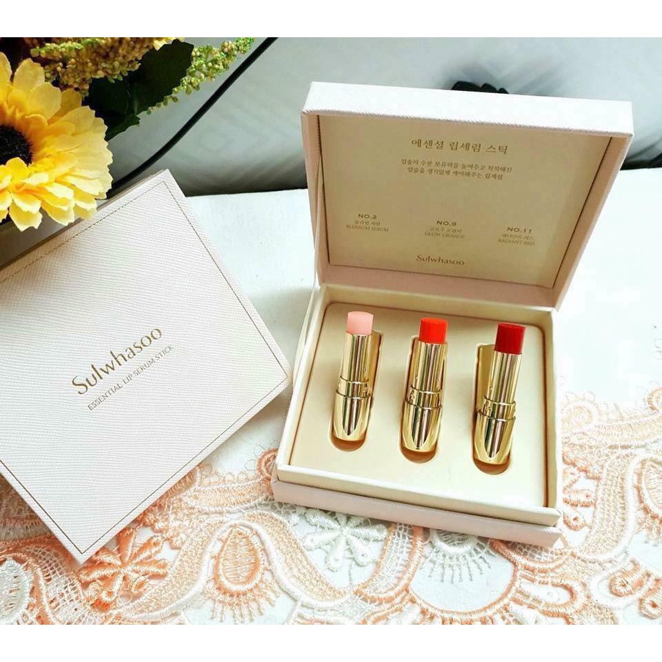 Set son dưỡng Sulwhasoo mini Essential Lip Serum Stick Sang chảnh, cao cấp