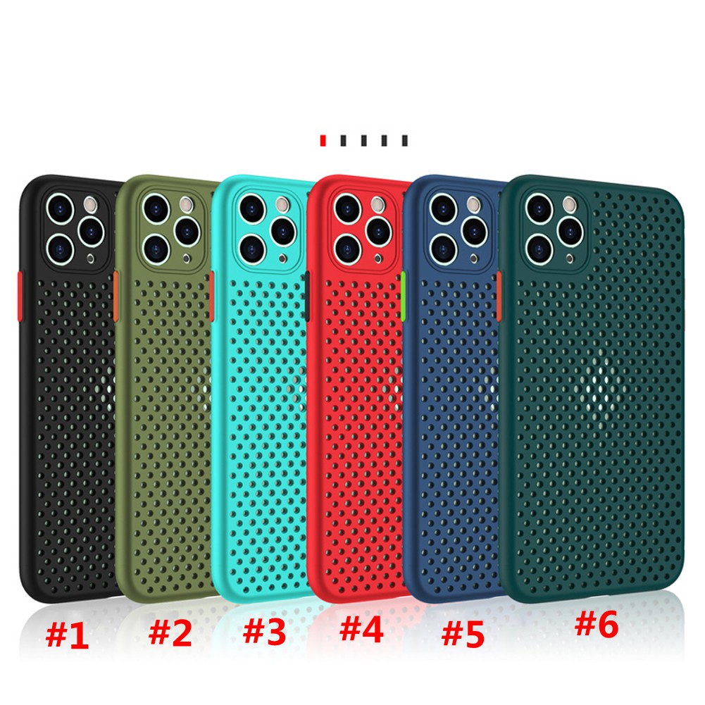 Ốp điện thoại tpu cá tính thoáng khí cho iPhone 11 Pro MAX XR XS Max X 8 7 Plus | BigBuy360 - bigbuy360.vn