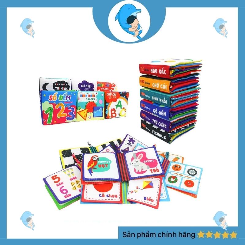Sách Vải Giúp Bé Chơi Tự Lập, Kích Thích Phát Triển Thị Giác An Toàn Cho Bé
