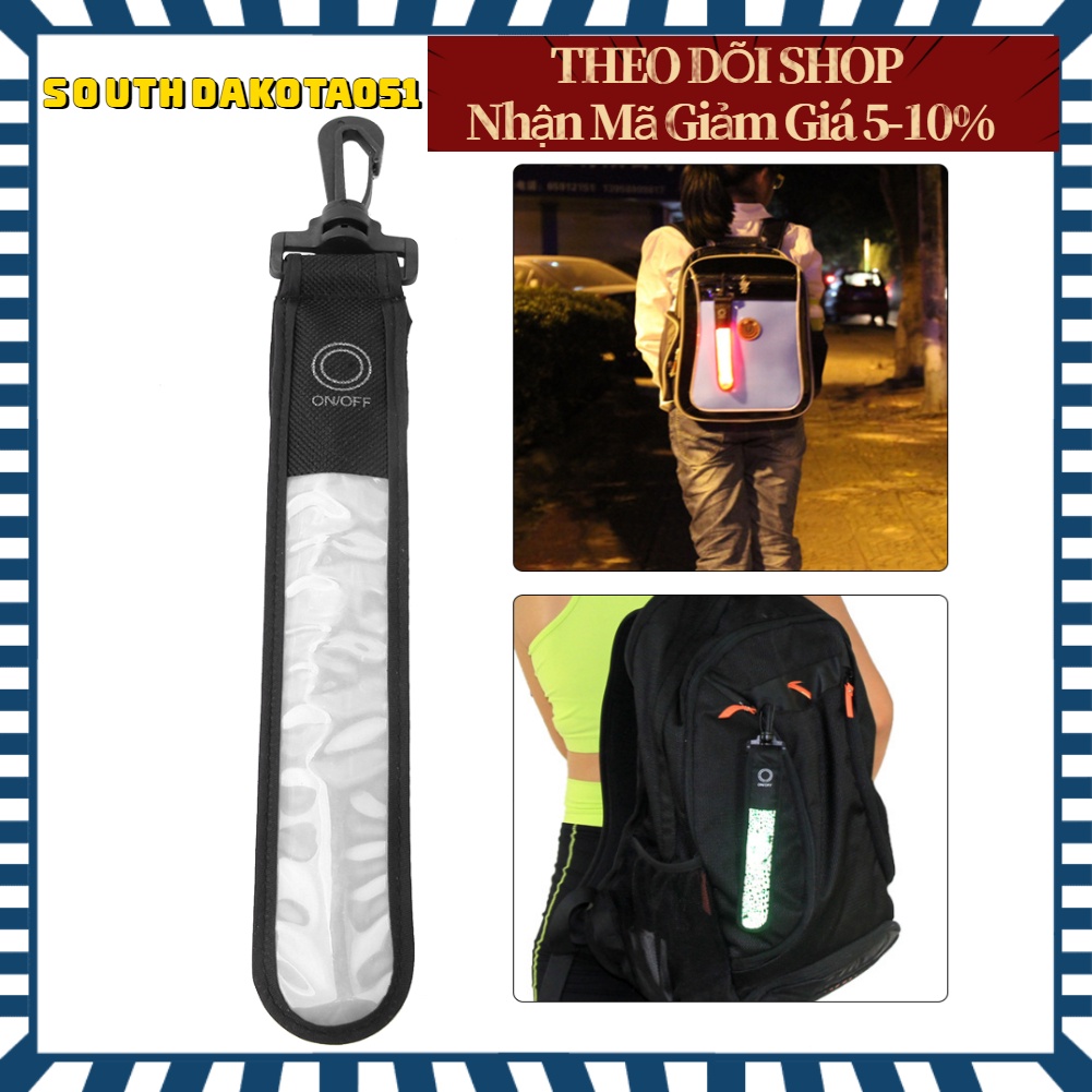 Hàng HOT Đèn LED Cảnh Báo An Toàn Đeo Cánh Tay/Balo Phản Quang Đa Màu Sắc Khi Chơi Thể Thao Ngoài Trời chuyền sọc phản chiếu LED ban đêm【Southdakota051】