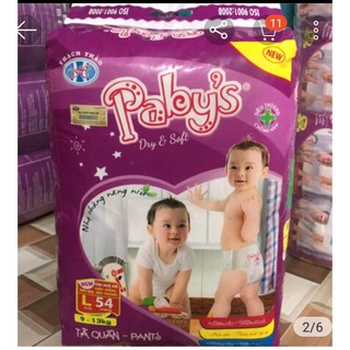 [XẢ KHO].Tã Pabys quần M116/L108/XL96/XXL84 + KM=2 bichj