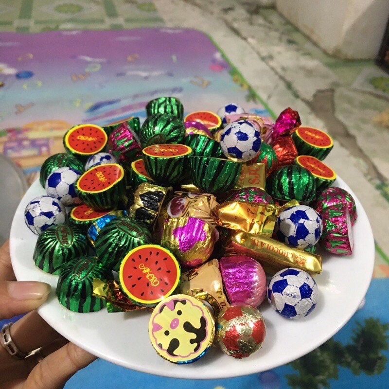 500GR KẸO SÔ CÔ LA MIX NHIỀU VỊ SIÊU NGON