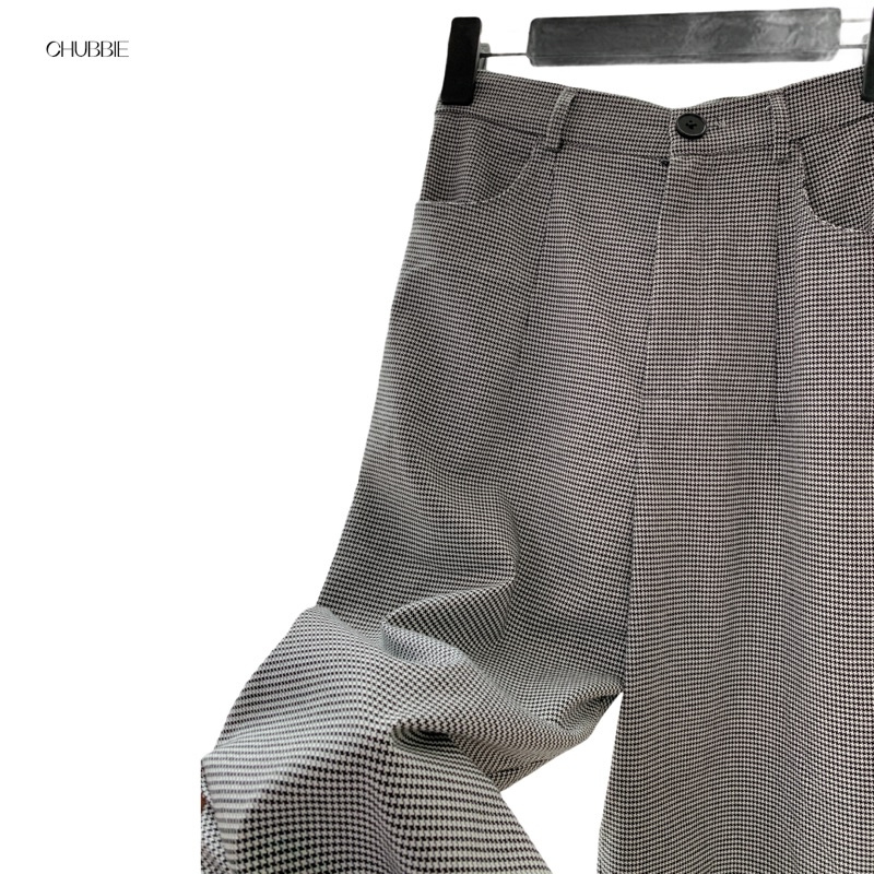 QUẦN KAKI SUÔNG VẢI KẺ NHỎ CHUBBIE - CHUBBIE CHECKED PANTS | BigBuy360 - bigbuy360.vn