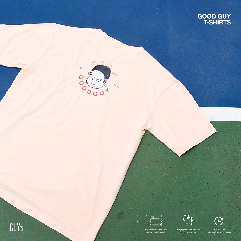 Áo Thun Form Rộng SIGNATURE GUY's Closet - Áo Phông Nam Nữ Unisex Tay Lỡ Vải Cotton, Co giãn 4 chiều, Thấm hút mồ hôi
