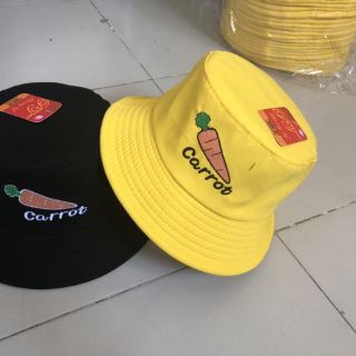 Nón Bucket Thêu Củ Carot
