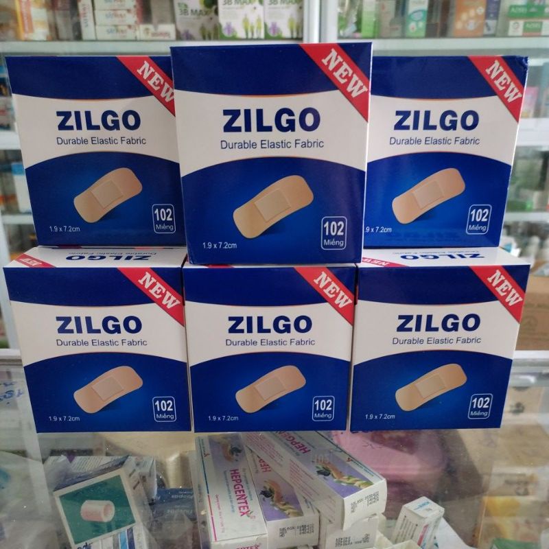 Băng dính cá nhân Zilgo 102 miếng bé