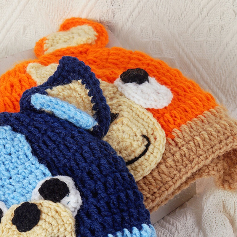 Mũ Dệt Kim Hình Động Vật Hoạt Hình Dễ Thương Dùng Làm Đạo Cụ Chụp Ảnh Lễ Tạ Ơn