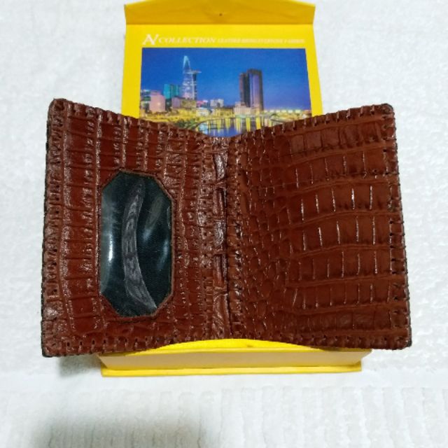 Bóp ví thái lan, da bò thật 100% (nguyên hộp)
