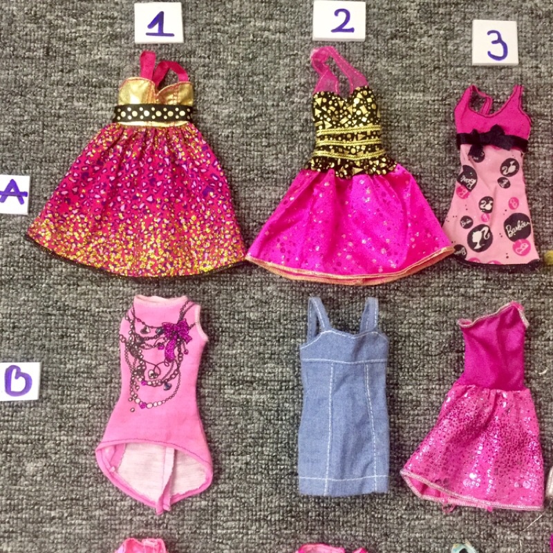 QAA4-ĐẦM CHO BÚP BÊ BARBIE