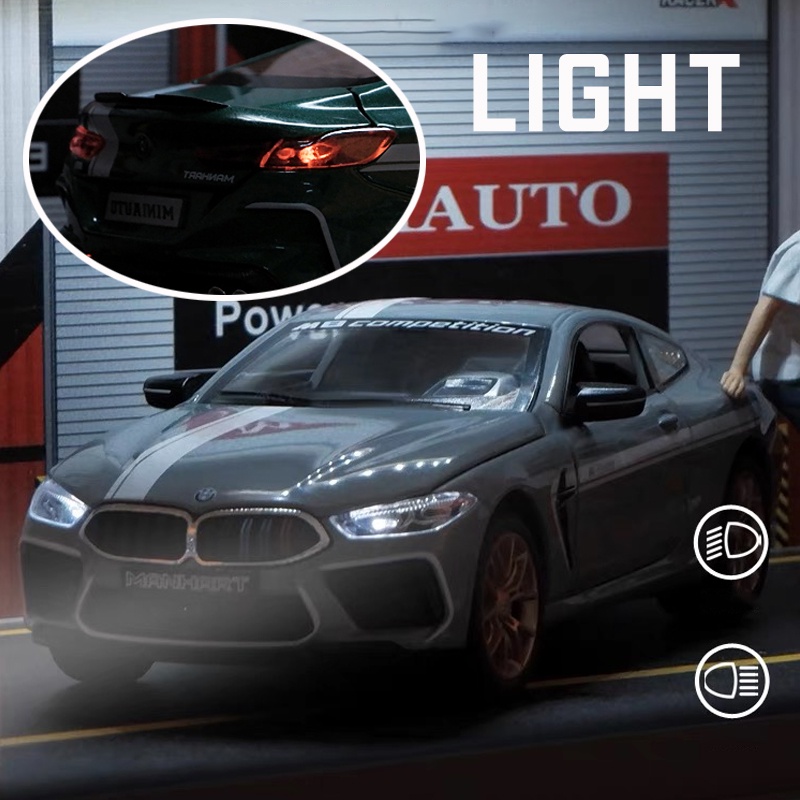 Mô Hình Xe Hơi BMW M8 Manhart Bằng Hợp Kim Tỉ Lệ 1: 24