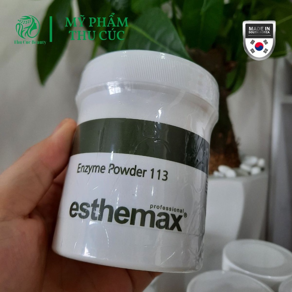 Tẩy da chết sinh học Enzyme Powder 113 225g Esthemax chính hãng cho Spa tẩy sạch da chết da yếu dịu da giảm sưng mụn