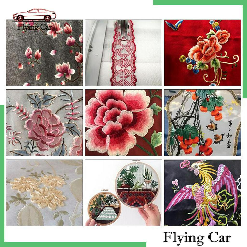 [Lzdjfmy2] Màng Thêu Hòa Tan Trong Nước Màu Trắng