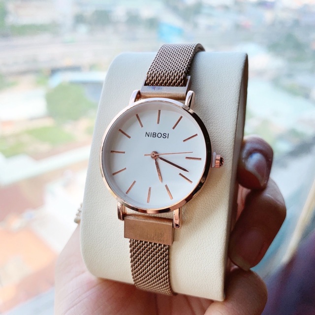 ĐỒNG HỒ CẶP NAM NỮ NIBOSI DÂY NHUYỄN THỜI THƯỢNG - MẪU MỚI 2019