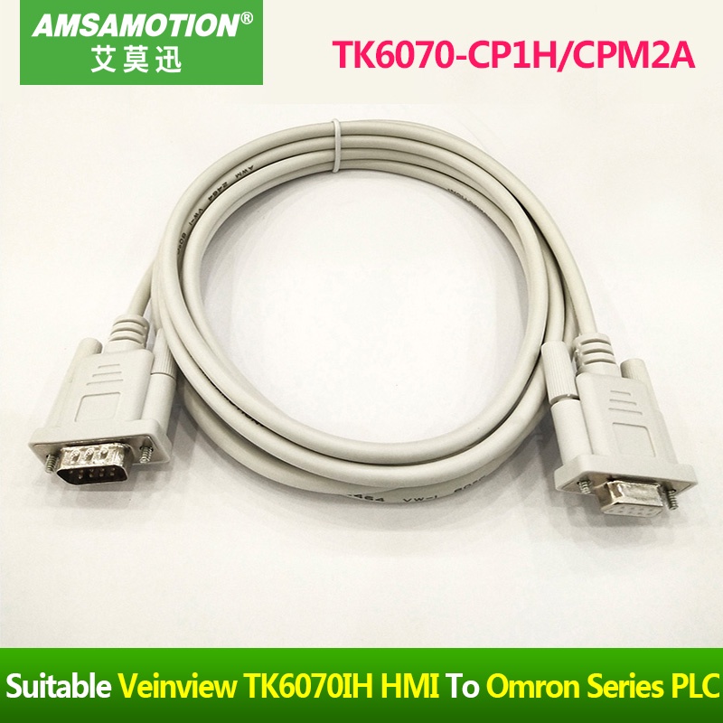 3 Mét TK6070-CP1H / CPM2 / CQM1 Thích Hợp Weinview TK6070iH IK IP HMI Bảng Điều Khiển Cảm Ứng Kết Nố