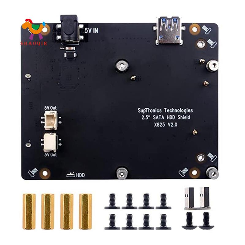 Bảng mạch mở rộng ổ cứng 2.5 Inch SATA HDD/SSD X825 USB3.1 cho Raspberry Pi 4 el B
