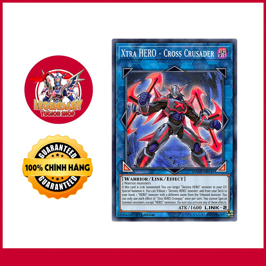 EN]Thẻ Bài Yugioh Chính Hãng] Xtra HERO Cross Crusader