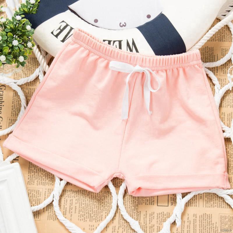 Quần Short Cotton Lưng Thun Rút Dây Cho Bé